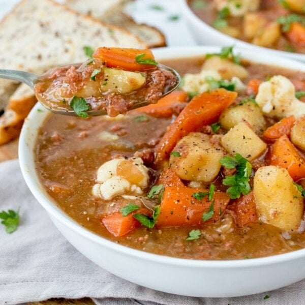 This rich and meaty corned beef hash soup is filling enough for dinner. Ready in 30 mins too!